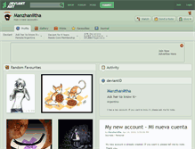 Tablet Screenshot of manzhaniitha.deviantart.com