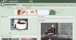 Desktop Screenshot of making-silent-poetry.deviantart.com