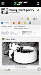 Mobile Screenshot of making-silent-poetry.deviantart.com