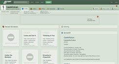 Desktop Screenshot of cassievulcan.deviantart.com