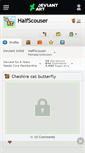 Mobile Screenshot of halfscouser.deviantart.com