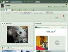 Tablet Screenshot of drumb.deviantart.com