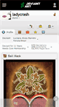 Mobile Screenshot of ladycrash.deviantart.com