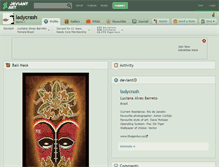 Tablet Screenshot of ladycrash.deviantart.com