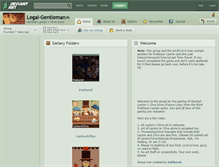 Tablet Screenshot of legal-gentleman.deviantart.com