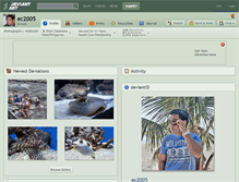 Tablet Screenshot of ec2005.deviantart.com