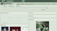 Desktop Screenshot of nightmareprincess5.deviantart.com