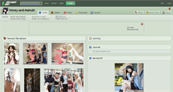 Desktop Screenshot of honey-and-matsuki.deviantart.com