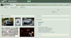 Desktop Screenshot of infinityl33t.deviantart.com