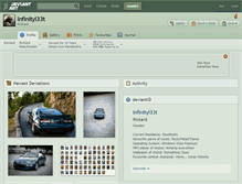 Tablet Screenshot of infinityl33t.deviantart.com