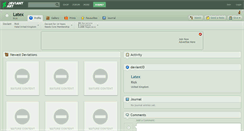 Desktop Screenshot of latex.deviantart.com