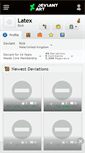 Mobile Screenshot of latex.deviantart.com