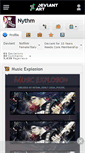 Mobile Screenshot of nythm.deviantart.com