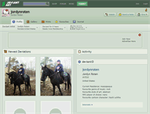 Tablet Screenshot of jordynroten.deviantart.com