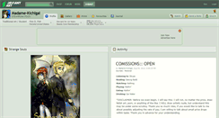 Desktop Screenshot of madame-kichigai.deviantart.com