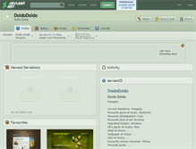 Tablet Screenshot of doidodoido.deviantart.com