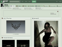 Tablet Screenshot of ilkela.deviantart.com