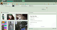 Desktop Screenshot of molly-x3.deviantart.com