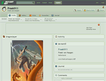 Tablet Screenshot of freek911.deviantart.com
