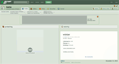 Desktop Screenshot of komo.deviantart.com