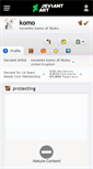 Mobile Screenshot of komo.deviantart.com