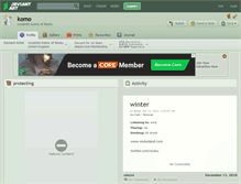 Tablet Screenshot of komo.deviantart.com