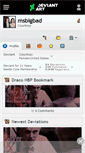 Mobile Screenshot of msbigbad.deviantart.com