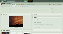 Desktop Screenshot of edwardzombie.deviantart.com
