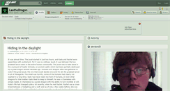 Desktop Screenshot of laothedragon.deviantart.com