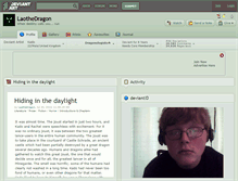 Tablet Screenshot of laothedragon.deviantart.com
