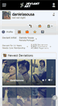 Mobile Screenshot of danielasousa.deviantart.com