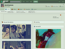 Tablet Screenshot of danielasousa.deviantart.com