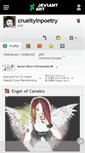 Mobile Screenshot of crueltyinpoetry.deviantart.com