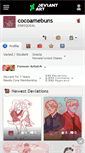 Mobile Screenshot of cocoamebuns.deviantart.com