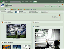 Tablet Screenshot of dealerchen.deviantart.com