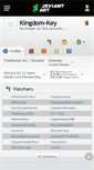 Mobile Screenshot of kingdom-key.deviantart.com