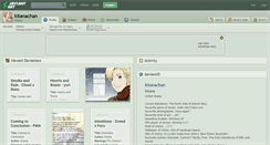 Desktop Screenshot of kitanachan.deviantart.com