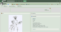 Desktop Screenshot of gracex.deviantart.com
