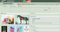 Desktop Screenshot of hendedenunderlige.deviantart.com