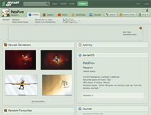 Tablet Screenshot of patspwn.deviantart.com