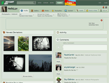 Tablet Screenshot of hellsluv.deviantart.com