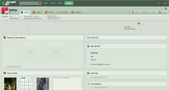 Desktop Screenshot of leatus.deviantart.com