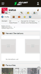 Mobile Screenshot of leatus.deviantart.com