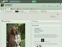 Tablet Screenshot of joyfulstock.deviantart.com