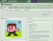 Tablet Screenshot of mikennemonic.deviantart.com