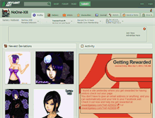 Tablet Screenshot of noone-xiii.deviantart.com