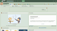 Desktop Screenshot of lackadaisikal.deviantart.com