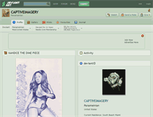 Tablet Screenshot of captiveimagery.deviantart.com