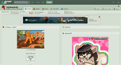 Desktop Screenshot of jujubacandy.deviantart.com