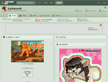 Tablet Screenshot of jujubacandy.deviantart.com